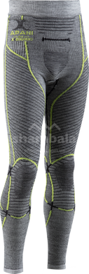 Термоштаны детские X-Bionic Apani 4.0 Merino Pants JR, Bkack/Gray/Yellow, 10/11 (XB AP-WP05W21J,B064-10/11)