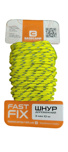 Шнур допоміжний BaseCamp Whipcord 3 мм 10 м, Multicolor (BCP 63200)
