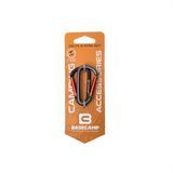 Набор алюминиевых сервисных карабинов Base Camp Delta 6 Straight Set, 2 шт, Black/Grey (BCP 61415)