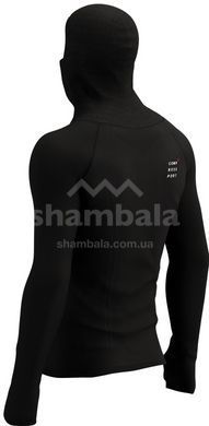 Мужская кофта с рукавом реглан Compressport 3D Thermo UltraLight Racing Hoodie, Black, S (AU00007B 990 00S) 2021/22