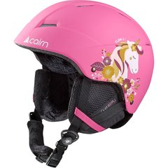 Шлем горнолыжный детский Cairn Flow Jr, mat pink-unicorn, 48-50 (0605419-115-48-50)