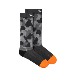 Шкарпетки чоловічі Salewa Pedroc Camo AM M Crew Sock, black, 39-41 (69039/0911 39-41)