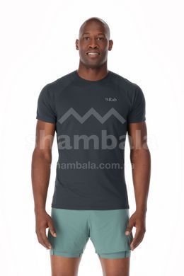 Футболка чоловіча Rab Sonic Tee, Beluga, S (RB QBL-01-BEL-SML)
