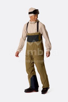 Штаны мужские Rab Kinetic Alpine Stretch Bib, Oak, L Regular (RB QWI-77-OAK-LRG-RG)