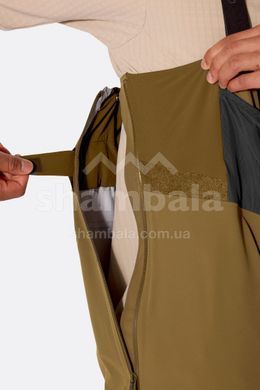 Штаны мужские Rab Kinetic Alpine Stretch Bib, Oak, L Regular (RB QWI-77-OAK-LRG-RG)