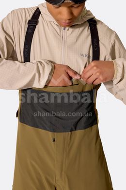 Штаны мужские Rab Kinetic Alpine Stretch Bib, Oak, L Regular (RB QWI-77-OAK-LRG-RG)