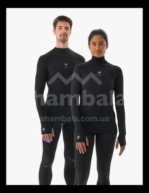 Кофта з рукавом реглан Compressport 3D Thermo 110g LS Top, Black, XS/S (7630102585865)