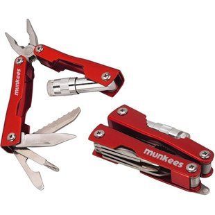 Брелок-мультиинструмент Munkees 2569 SS Multi Tool Starlight Red (MNKS 2569-RD)