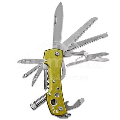 Брелок-мультиинструмент Munkees Pocket Knife Led, Green (6932057825814)