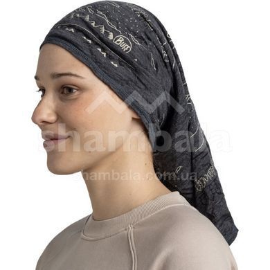 Шарф-труба Buff Merino Lightweight Prints, Eirik Grey (BU 136629.937.10.00)