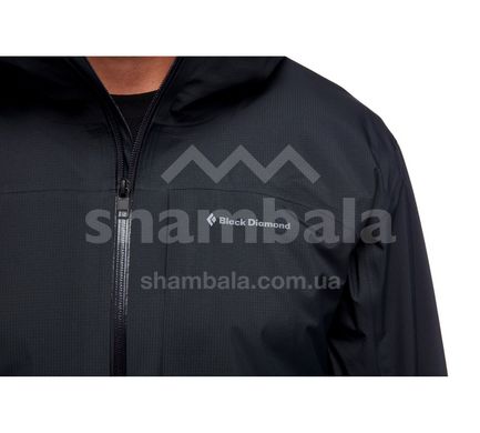 Мембранная мужская куртка Black Diamond Highline Shell, L - Black (BD 745000.0002-L)