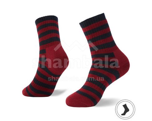 Туристичні шкарпетки Na Giean Heavy Weight Crew, S (37-40), Black/Red (NGCH0001-S)