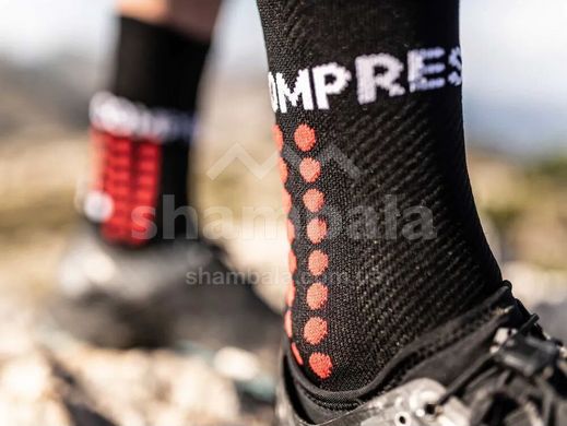 Носки Compressport Training Socks 2-Pack, Black, T4 (XU00001B 990 0T4)