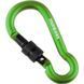 Карабін Munkees Pear with Screw Lock 7 мм x 70 мм, Grass Green (6932057832478)