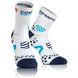 Шкарпетки Compressport Pro Racing socks V2.1 Run High, White/Blue, T2 (Old) (RSHV211-00BL-T2)