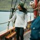 Женский свитер с рукавом реглан Fjallraven Ovik Knit Sweater W, Glacier Green, S (7323450383923)