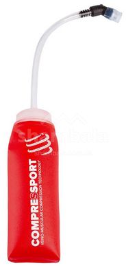 Фляга Compressport ErgoFlask, Red, 600мл, Valve + Short Tube (FLASK-001)