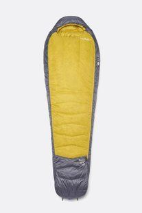 Спальный мешок Rab Neutrino (-6&deg;C) Left Zip, Regular, Graphene/Dark Pollen (RB QSN-16-GDP-REG-LZ)