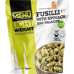 Макароны со шпинатом и волошскими орехами Adventure Menu Fusilli with spinach and walnuts 105 г (AM 208)
