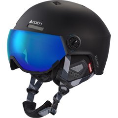 Шлем горнолыжный жіночий Cairn Eclipse Rescue, mat black-blue ium, 56-58 (0605861-102-56-58)