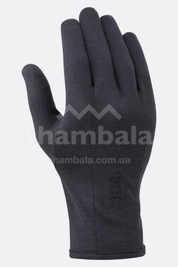 Рукавички жіночі Rab Forge 160 Gloves Wmns, Ebony, M (QAH-75-EB-M)