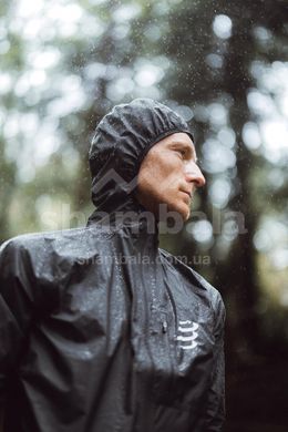 Мембранная мужская куртка Compressport Thunderstorm Waterproof 25/75 Jacket, Black, XS (7630102557886)