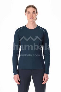 Футболка з довгим рукавом жіноча Rab Force LS Tee Wmns, Tempest Blue, M (RB QBL-08-TMB-12)