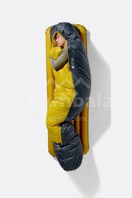 Спальный мешок Rab Neutrino (-6&deg;C) Left Zip, Regular, Graphene/Dark Pollen (RB QSN-16-GDP-REG-LZ)