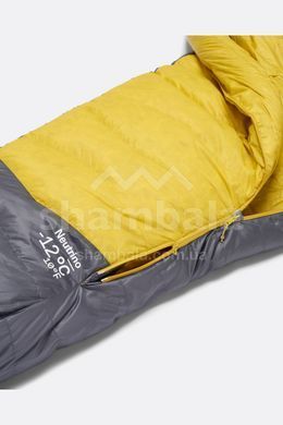 Спальный мешок Rab Neutrino (-6&deg;C) Left Zip, Regular, Graphene/Dark Pollen (RB QSN-16-GDP-REG-LZ)