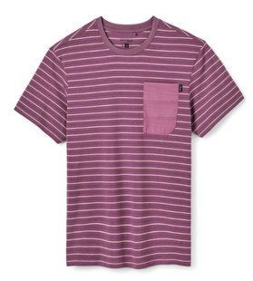 Футболка чоловіча Rab Rivelin Stripe Tee, Iris Stripe, M (RB QCC-35-IRS-MED)