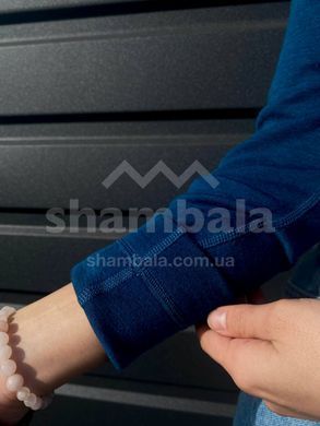 Термокофта жіноча Smartwool Wm's Merino 250 Asym Top, Nile Blue Medallion, Р. XS (SW 15109.C17-XS)