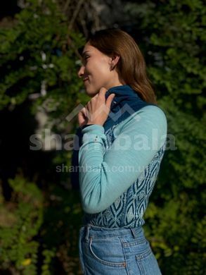 Термокофта жіноча Smartwool Wm's Merino 250 Asym Top, Nile Blue Medallion, Р. XS (SW 15109.C17-XS)