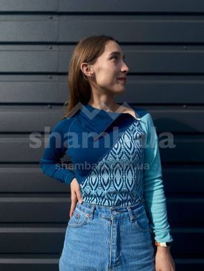 Термокофта жіноча Smartwool Wm's Merino 250 Asym Top, Nile Blue Medallion, Р. XS (SW 15109.C17-XS)