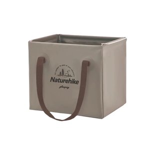 Складаний контейнер для води Naturehike CNH22SN002, 20л, Light Brown (6927595795132)