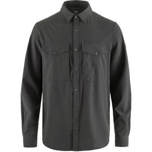 Сорочка чоловіча Fjallraven Abisko Trekking Shirt M, Dark Grey, L (7323451090271)