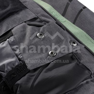 Горнолыжная мужская мембранная куртка Alpine Pro ZARIB, Green/Black, S (MJCB636722 S)
