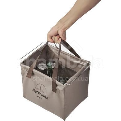Складаний контейнер для води Naturehike CNH22SN002, 20л, Light Brown (6927595795132)