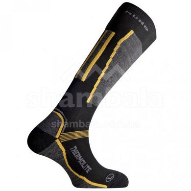 Носки Mund Skiing Antibac Black/Yellow, S (316_12_S)