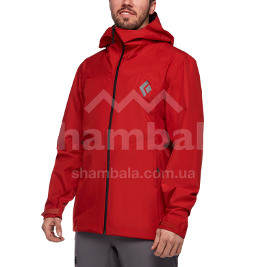 Мембранная мужская куртка для треккинга Black Diamond M Liquid Point Shell, Red Rock, р.XL (BD K8496019XLG1)