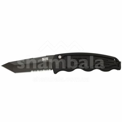 Нож складной SOG SOG -TAC Automatic , Black TiNi/Partically Serrated ( SOG ST-04)