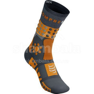 Шкарпетки Compressport Trekking Socks, Magnet/Autumn Glory, T2 (7630102554250)