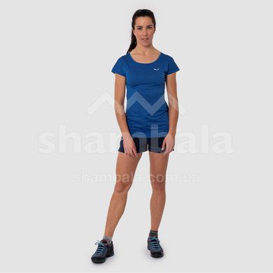Женская футболка Salewa Puez Melange Dry W S/S Tee, blue electric Melange, 42/36 (265388625)
