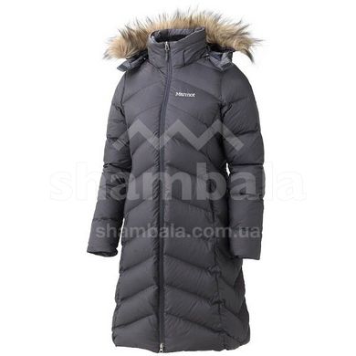 Городской женский зимний пуховик парка Marmot Montreaux Coat, XS - Dark Steel (MRT 78090.1132-XS)