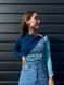 Термокофта жіноча Smartwool Wm's Merino 250 Asym Top, Nile Blue Medallion, Р. XS (SW 15109.C17-XS)