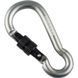 Карабін Munkees Pear with Screw Lock 7 мм x 70 мм, Grey (6932057832478)