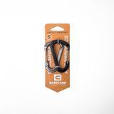 Набор алюминиевых карабинов Base Camp Delta 7 Wire Set, 2 шт, Black/Grey (BCP 60915)