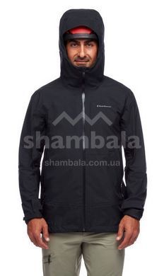 Мембранна чоловіча куртка Black Diamond Highline Shell, S - Black (BD 745000.0002-S)