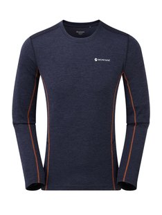 Футболка мужская Montane Dart Long Sleeve T-Shirt, Antarctic Blue, M (5056237062699)