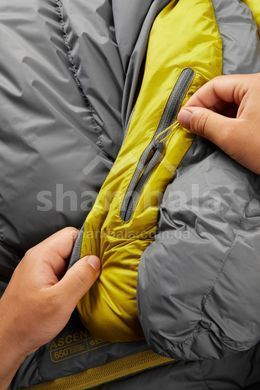 Спальний мішок Rab Ascent Pro 400 Regular, (-2&deg;C), 185 см - Left Zip, Granite (QSD-22-GRA-REG-LZ)