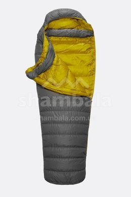 Спальний мішок Rab Ascent Pro 400 Regular, (-2&deg;C), 185 см - Left Zip, Granite (QSD-22-GRA-REG-LZ)